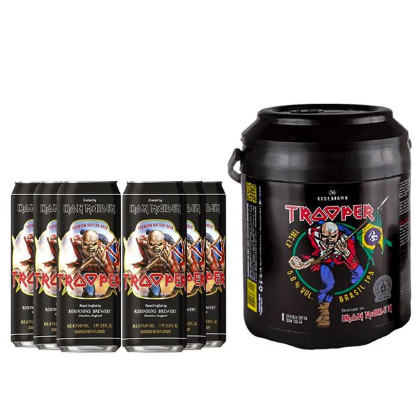 Pack-6-Cervejas-Trooper-Iron-Maiden-Lata-500ml---Cooler-12-LTS Pack-6-Cervejas-Trooper-Iron-Maiden-Lata-500ml---Cooler-12-LTS