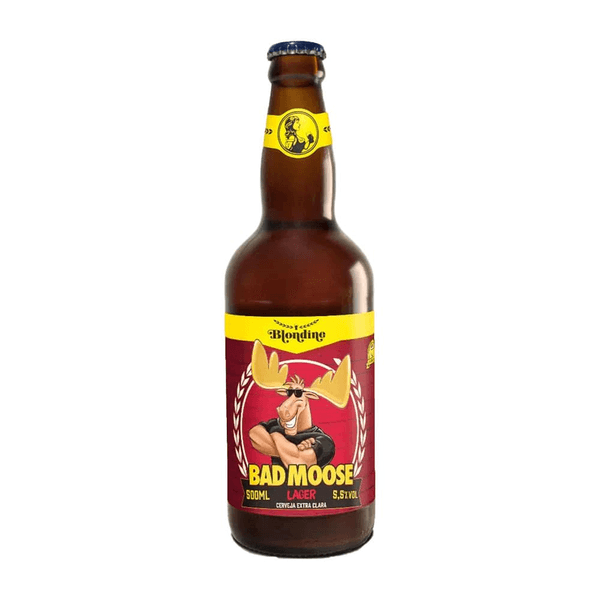 Cerveja-Blondine-Bad-Moose-Lager-500ml Cerveja-Blondine-Bad-Moose-Lager-500ml