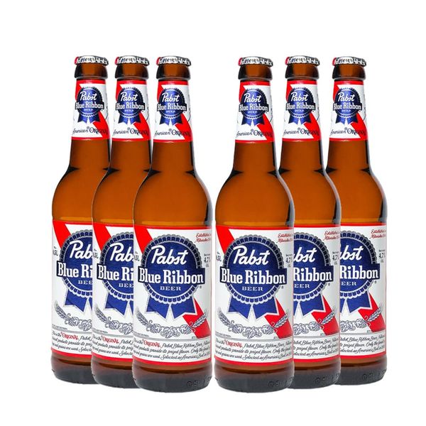Pack-6-Cervejas-Americanas-Pabst-Blue-Ribbon-355ml Pack-6-Cervejas-Americanas-Pabst-Blue-Ribbon-355ml