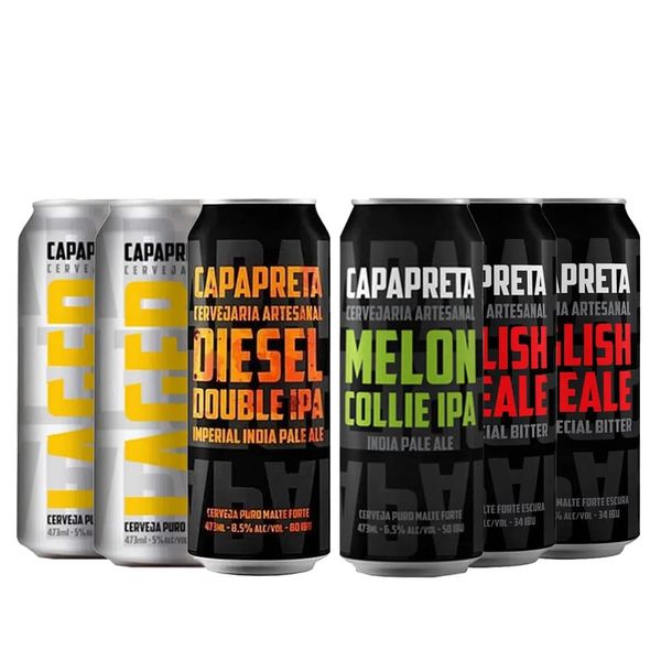 Kit-Degustacao-6-Capa-Preta-473ml Kit-Degustacao-6-Capa-Preta-473ml