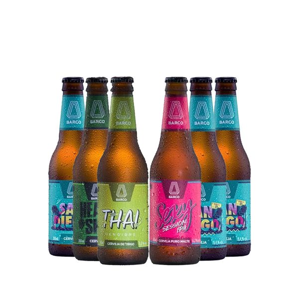 Kit-Degustacao-6-Cervejas-Barco-355ml Kit-Degustacao-6-Cervejas-Barco-355ml