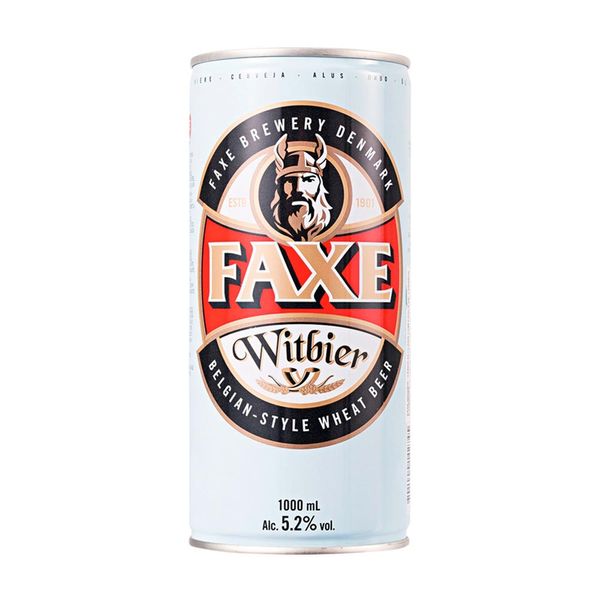 Cerveja-dinamarquesa-Faxe-Witbier-Lata-1L Cerveja-dinamarquesa-Faxe-Witbier-Lata-1L