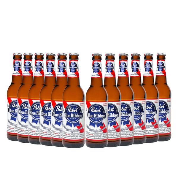 Pack-12-Cervejas-Americanas-Pabst-Blue-Ribbon-355ml Pack-12-Cervejas-Americanas-Pabst-Blue-Ribbon-355ml