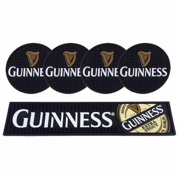Kit-Bar-Mat-Guinness---4-Porta-copos-Guinness Kit-Bar-Mat-Guinness---4-Porta-copos-Guinness