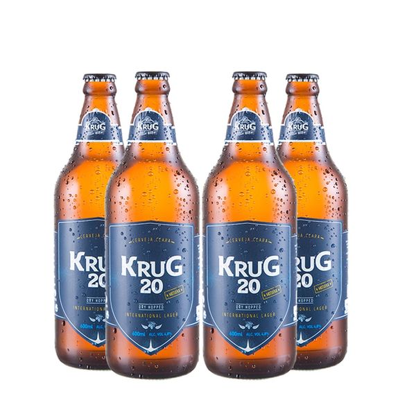 Pack-4-Cervejas-Krug-20-Lager-Sem-Gluten-600ml Pack-4-Cervejas-Krug-20-Lager-Sem-Gluten-600ml