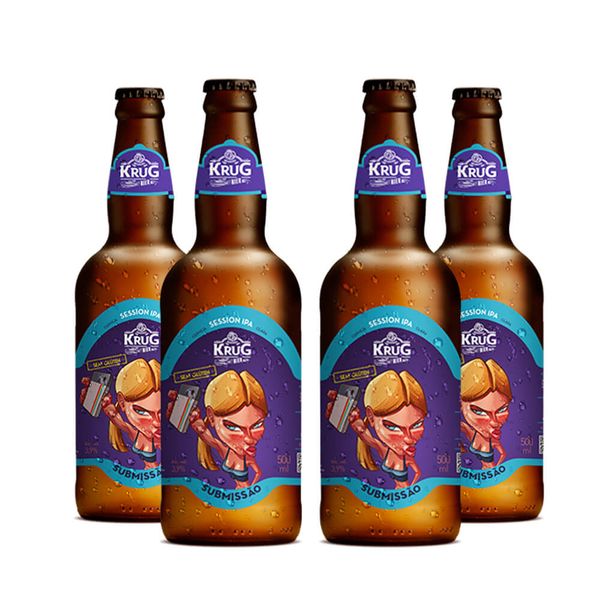 Pack-4-Cervejas--Krug-Submissao-Session-IPA-Sem-Gluten-500ml Pack-4-Cervejas--Krug-Submissao-Session-IPA-Sem-Gluten-500ml