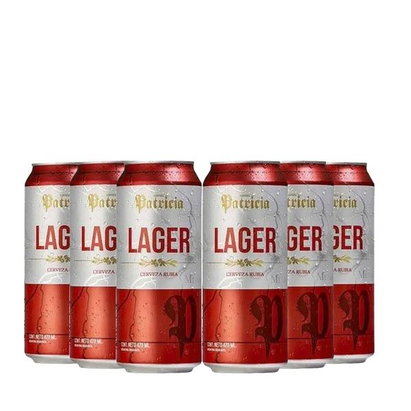 Pack-6-Cervejas-Patricia-Lager-lata-473ml Pack-6-Cervejas-Patricia-Lager-lata-473ml