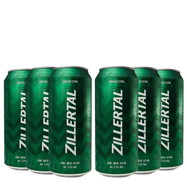 PACK-6-CERVEJAS-ZILLERTAL-LAGER-LATA-473ML PACK-6-CERVEJAS-ZILLERTAL-LAGER-LATA-473ML