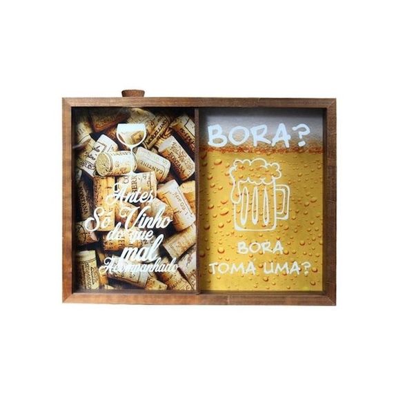 Quadro-Porta-Tampinhas-E-Rolha--32X42- Quadro-Porta-Tampinhas-E-Rolha--32X42-