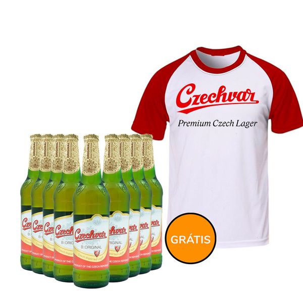 PACK-9-CERVEJAS-TCHECA-CZECHVAR-500ML---CAMISETA-GRATIS PACK-9-CERVEJAS-TCHECA-CZECHVAR-500ML---CAMISETA-GRATIS