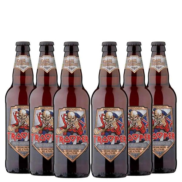 Pack-6-Trooper-Iron-Maiden-garrafa-500ml Pack-6-Trooper-Iron-Maiden-garrafa-500ml