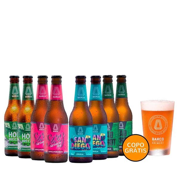 Kit-Degustacao-8-Barco-355ml---Copo-Gratis Kit-Degustacao-8-Barco-355ml---Copo-Gratis