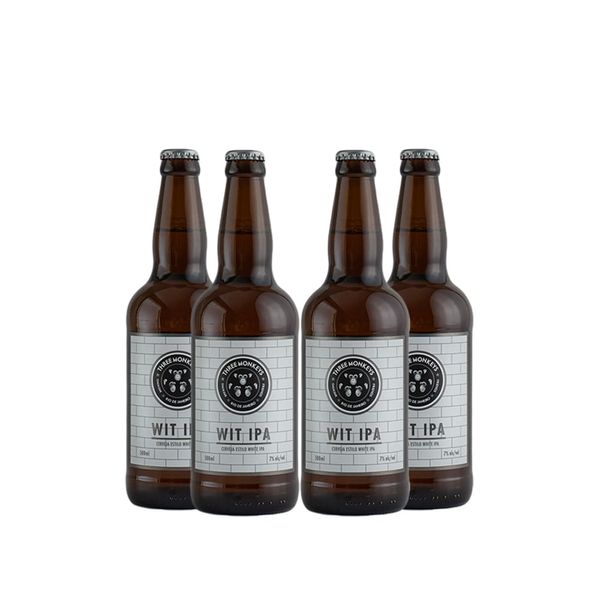 Pack-4-Cervejas-Three-Monkeys-India-White-Ale-500ml Pack-4-Cervejas-Three-Monkeys-India-White-Ale-500ml