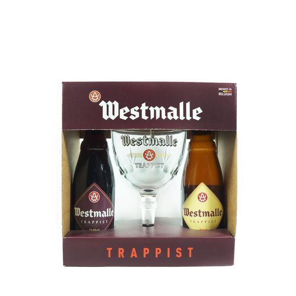 Kit-Presenteavel-Westmalle-2-Cervejas-330ml---Taca Kit-Presenteavel-Westmalle-2-Cervejas-330ml---Taca