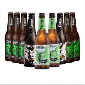 Kit Degustação 9 s Corujinha 355ml - CervejaBox