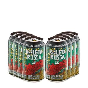 Pack 8 s Roleta Russa IPA 350ml lata - CervejaBox