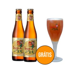 Pack 2 s Brugse Zot 330ml + taça grátis - CervejaBox