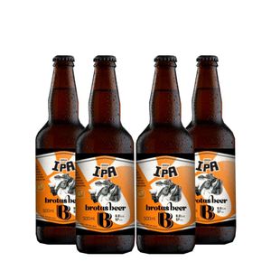 Pack 4 s Brotas Beer Ipa 500ml - CervejaBox