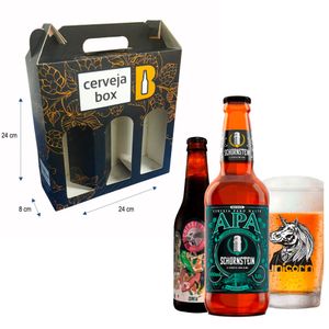 Kit 2 s IpaApa + Copo + Caixa Presenteável - CervejaBox