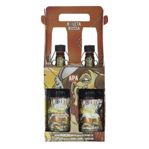 Kit presenteável 2 Roleta Russa APA 500ml - CervejaBox