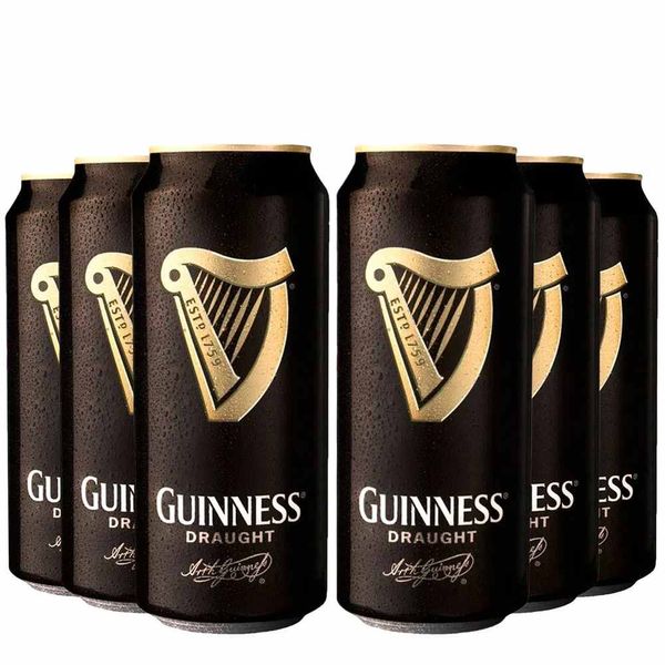 Pack-6-cervejas-Irlandesa-Guinness-Draught-Lata-440ml Pack-6-cervejas-Irlandesa-Guinness-Draught-Lata-440ml