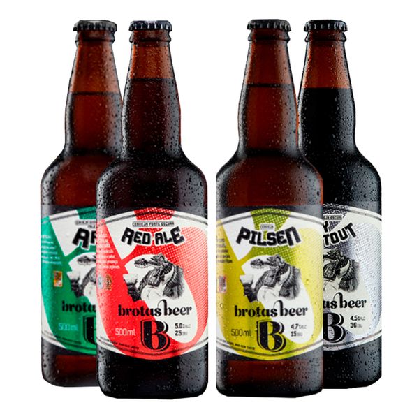 Kit Degustação 4 Cervejas Brotas