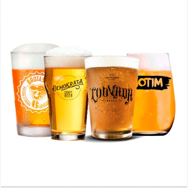 Kit Explorador 4 Copos e Taças