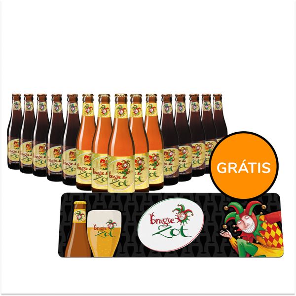 Kit 15 Brugse Zot Blond + Bar Mat Brugse Zot Gratis