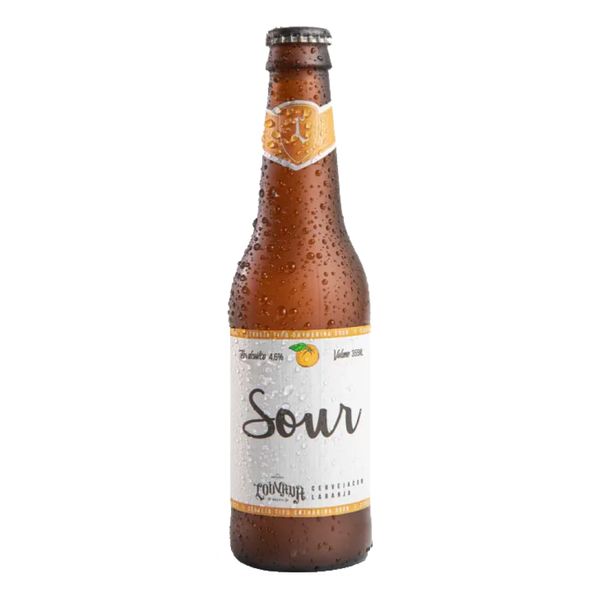 Cerveja Louvada Sour Laranja Sem Glúten 355ml