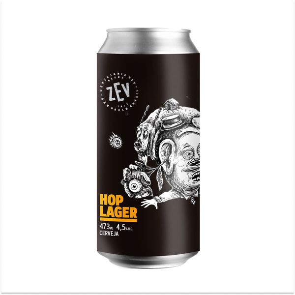 Cerveja Zev Hop Lager 473ml
