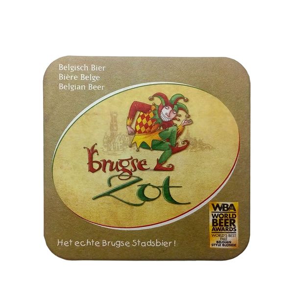 Bolacha cervejaria Brugse Zot