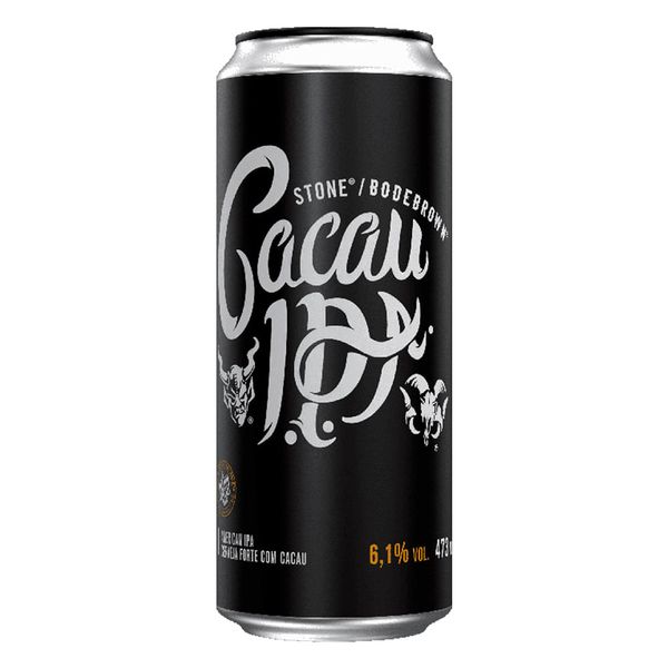 Cerveja Bodebrown Cacau IPA lata 473ml