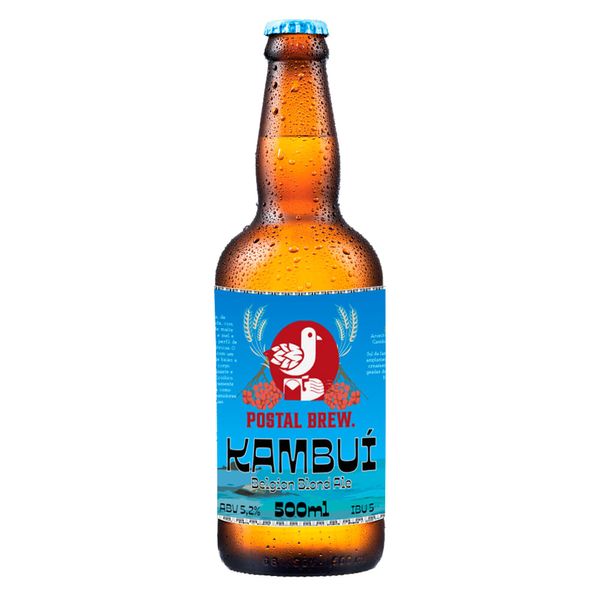 Cerveja Postal Brew Kambuí Blond Ale com Pimenta Rosa 500ml