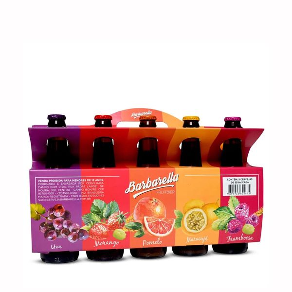 Embalagem kit presenteável Barbarella - 5 garrafa - não permitir visualização