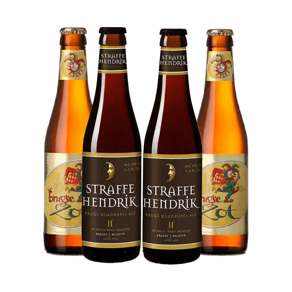 Kit Degustação 4 Cervejas De Halve Maan 330ml