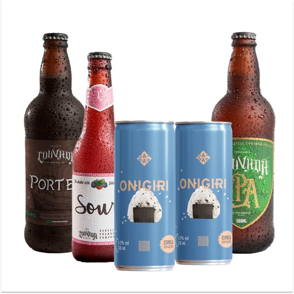 Kit Degustação 5 Cervejas Sem Gluten