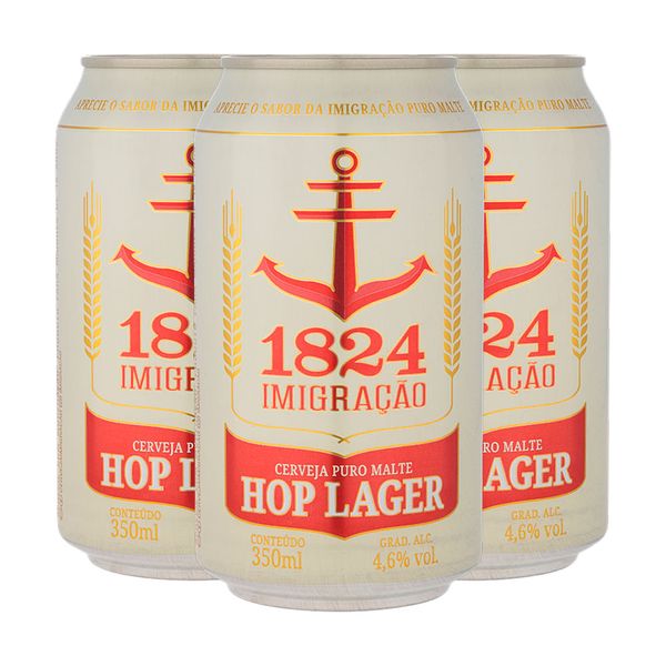 Pack 3 Imigração Hop Lager 350ml lata