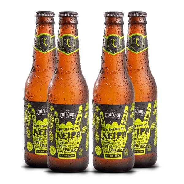 Pack 4 Cervejas Louvada NEIPA 355ml Pack 4 Cervejas Louvada NEIPA 355ml