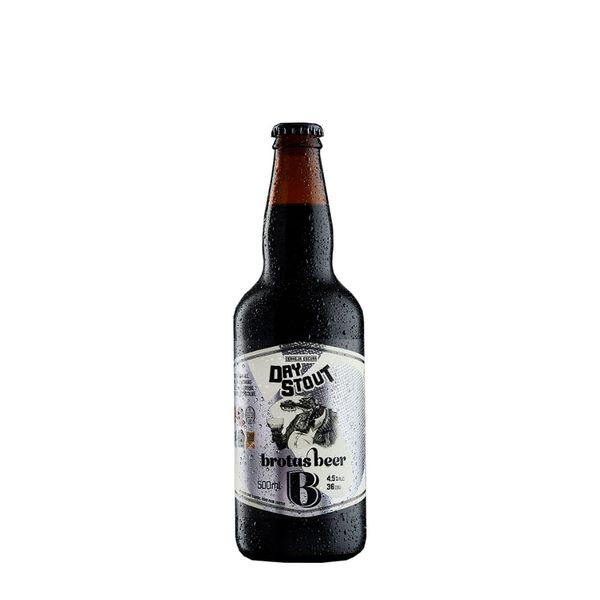 Cerveja Brotas Beer Dry Stout 500ml Cerveja Brotas Beer Dry Stout 500ml