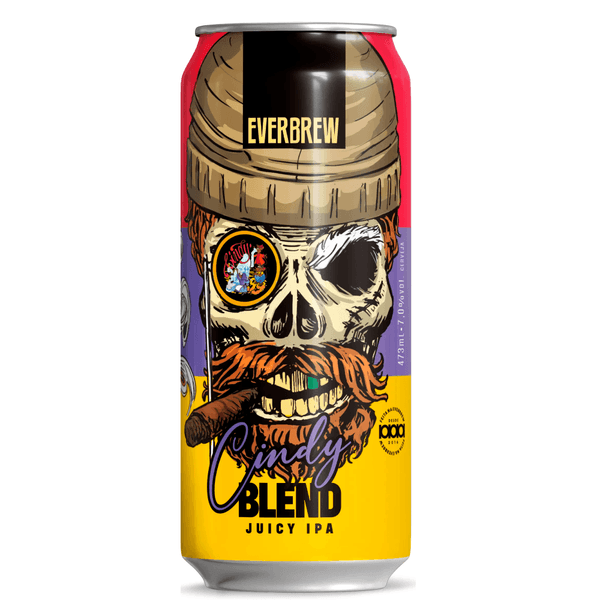 Cerveja Everbrew Cindy Blend NEIPA 473ml Cerveja Everbrew Cindy Blend NEIPA 473ml