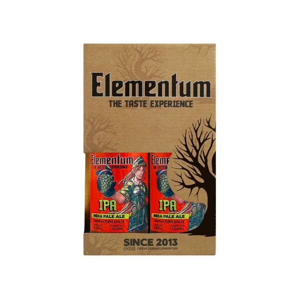 EMBALAGEM ELEMENTUM 2 GARRAFAS 500ML - não permitir visualização