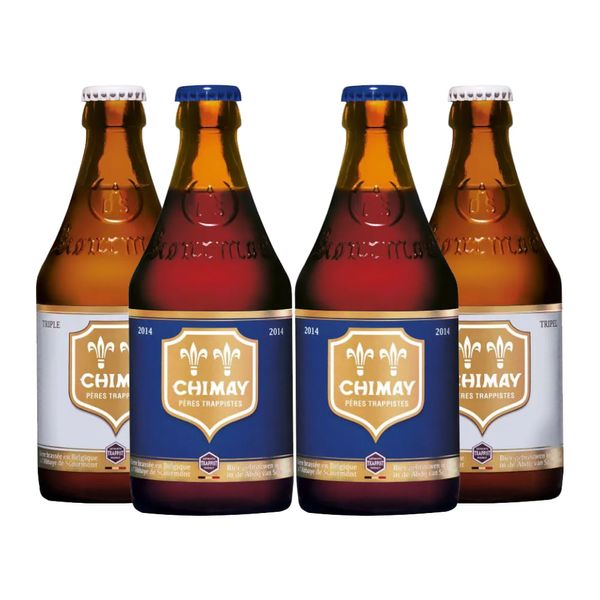 Kit 4 Cervejas Belgas Chimay