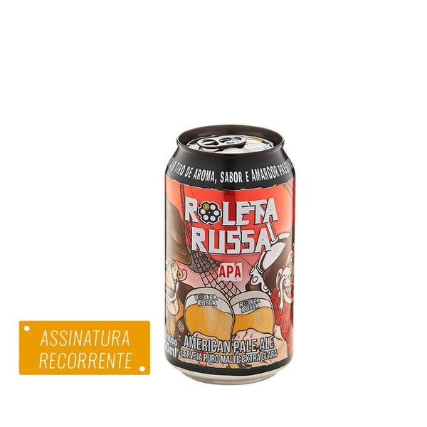 Recorrência Cerveja Roleta Russa APA Lata 350ml Recorrência Cerveja Roleta Russa APA Lata 350ml