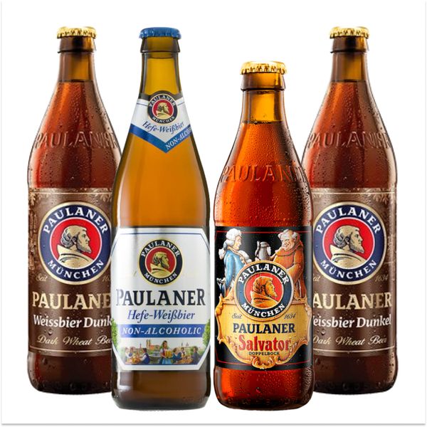 Kit Degustação 4 Cervejas Alemãs Paulaner