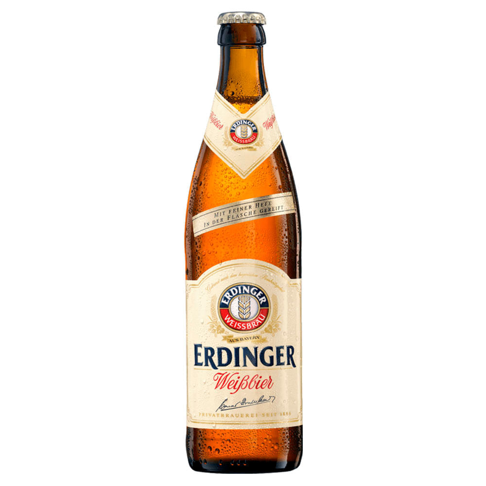 Cerveja alemã Erdinger Weissbier 500ml