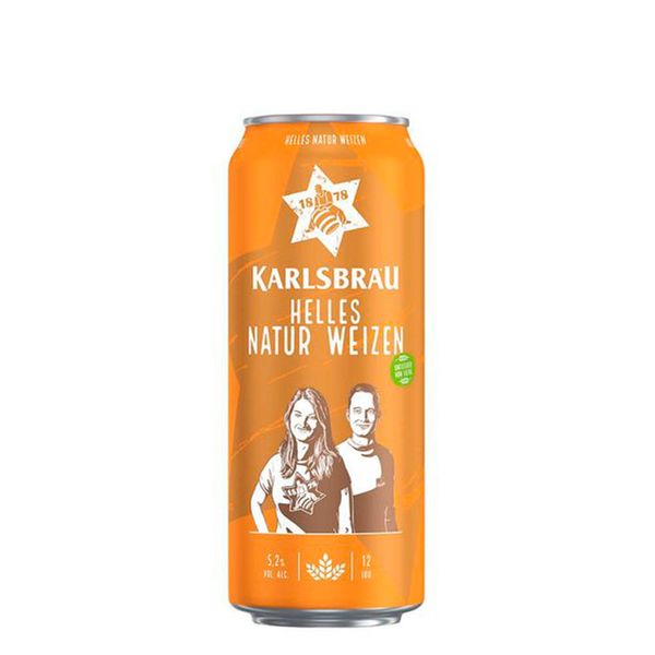 Cerveja Alemã Karlsbräu Weizen 500ml