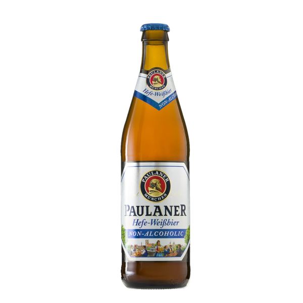 Cerveja alemã Paulaner Hefe-weiss Sem Álcool 500ml