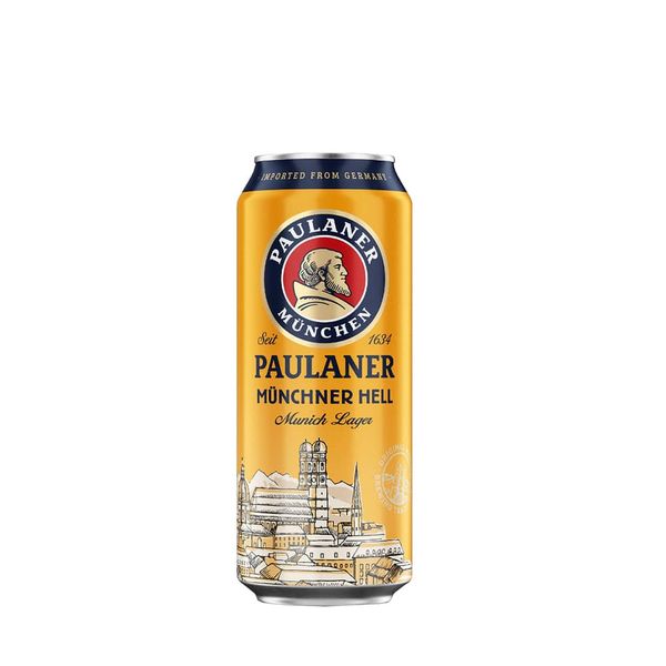 Cerveja Alemã Paulaner Munchner Hell Lata 500ml