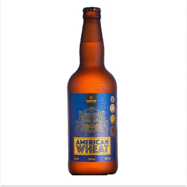 Cerveja Campinas Forasteira American Wheat 500ml Cerveja Campinas Forasteira American Wheat 500ml