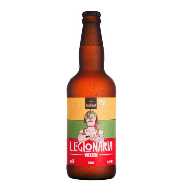 Cerveja Campinas Legionária Weizen 500ml Cerveja Campinas Legionária Weizen 500ml